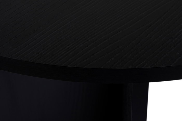 Nordure Sablin Mesa de Comedor Negro Madera